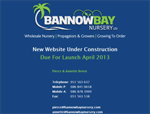 Tablet Screenshot of bannowbaynursery.com